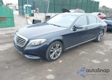 2015 Mercedes-Benz S 550 4Matic z USA, uszkodzony, nr VIN WDDUG8FB0FA118076
